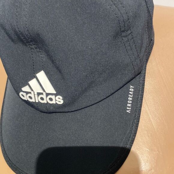 Adidas Women's Black Aeroready Mesh Stretch Baseball Cap Hat Adjustable - Picture 6 of 9